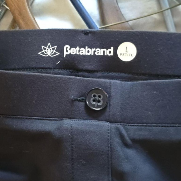 Betabrand black pants Size Large, petite - Picture 2 of 3